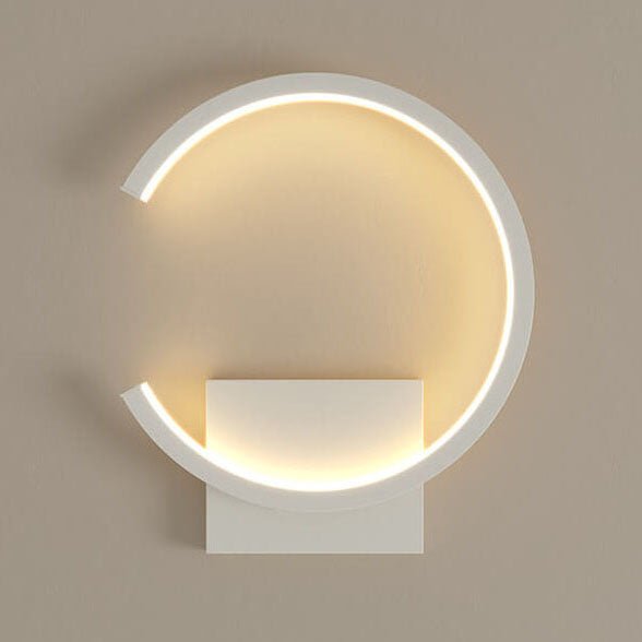 Moderne LED-Wandleuchte Luminex mit Minimalistischem Kreis-Design