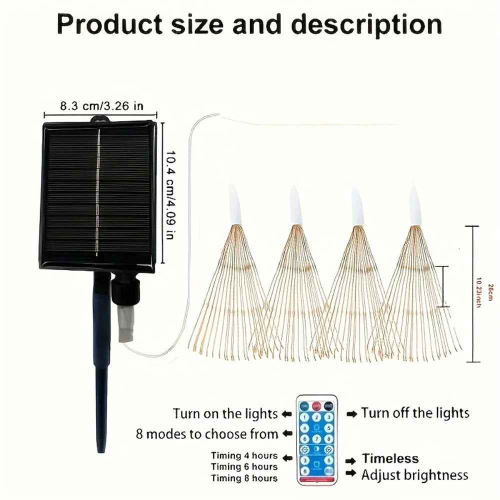 LunaGlow - Solarbetriebene Hängelampe für Festlichkeiten