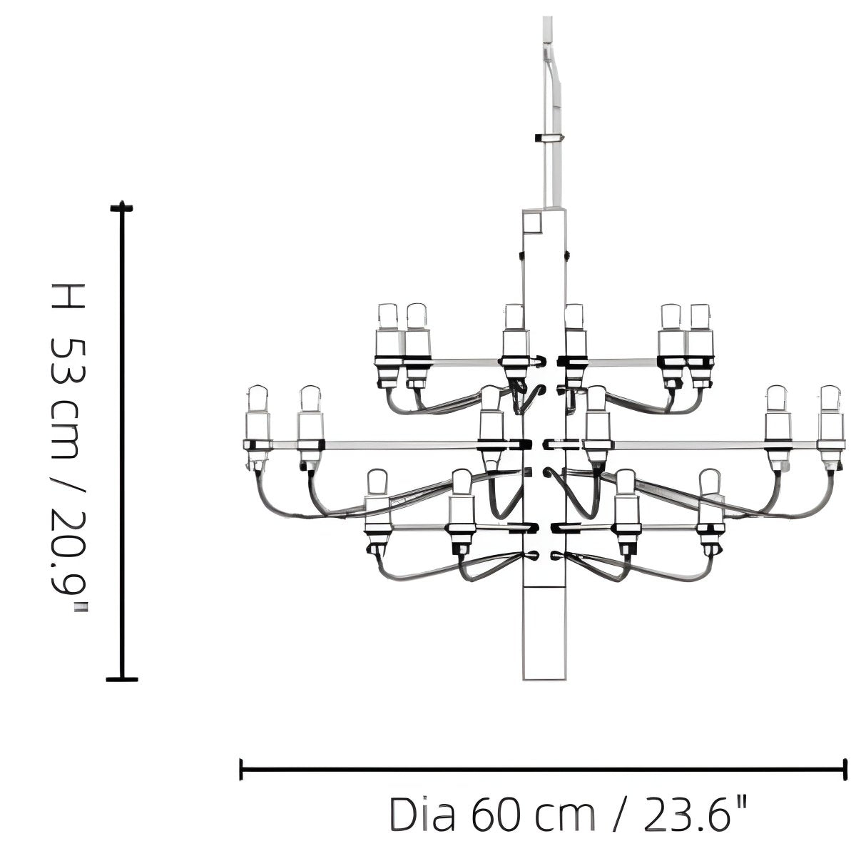 Luxus Bloom LED Mehrfachleuchten-Hängelampe