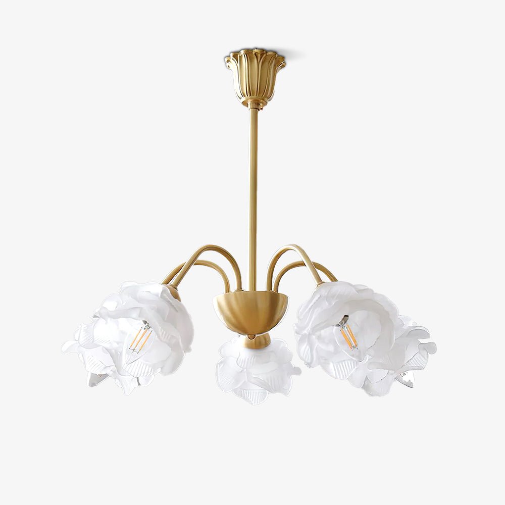 Elegant rose pendant light