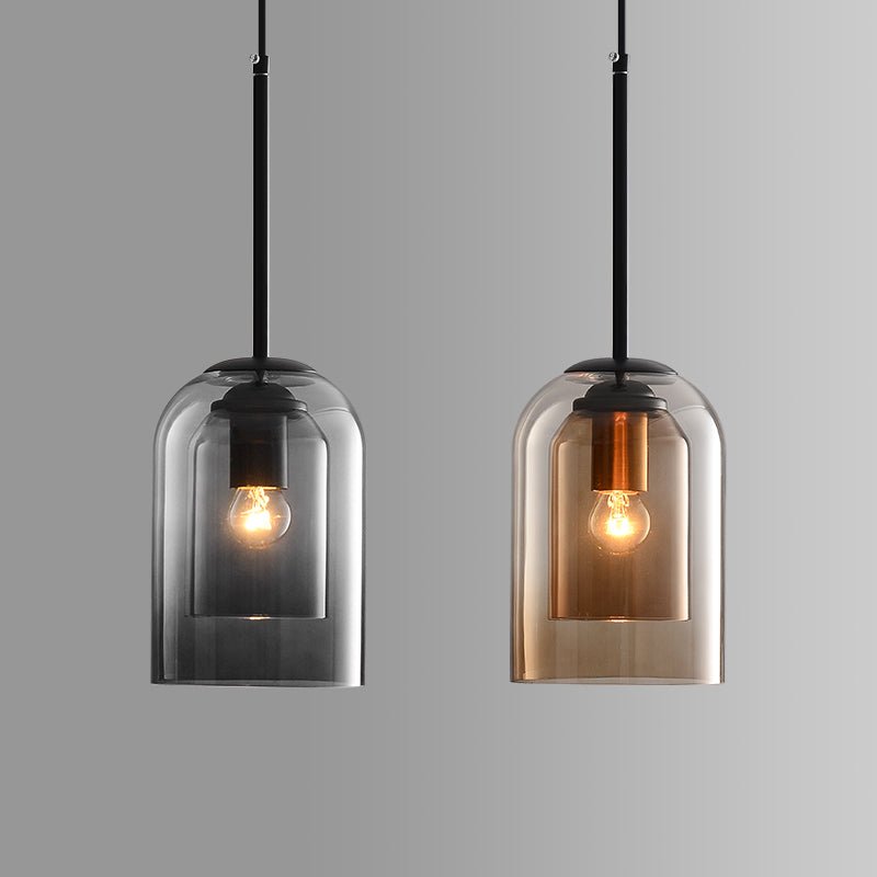 MicaRetro™ – Mid-Century Pendant with Double Glass