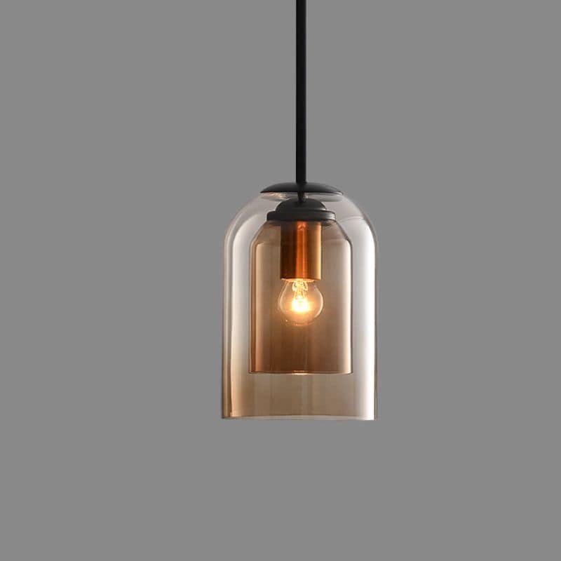 MicaRetro™ – Mid-Century Pendant with Double Glass