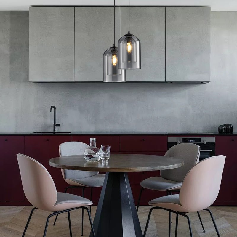 MicaRetro™ – Mid-Century Pendant with Double Glass