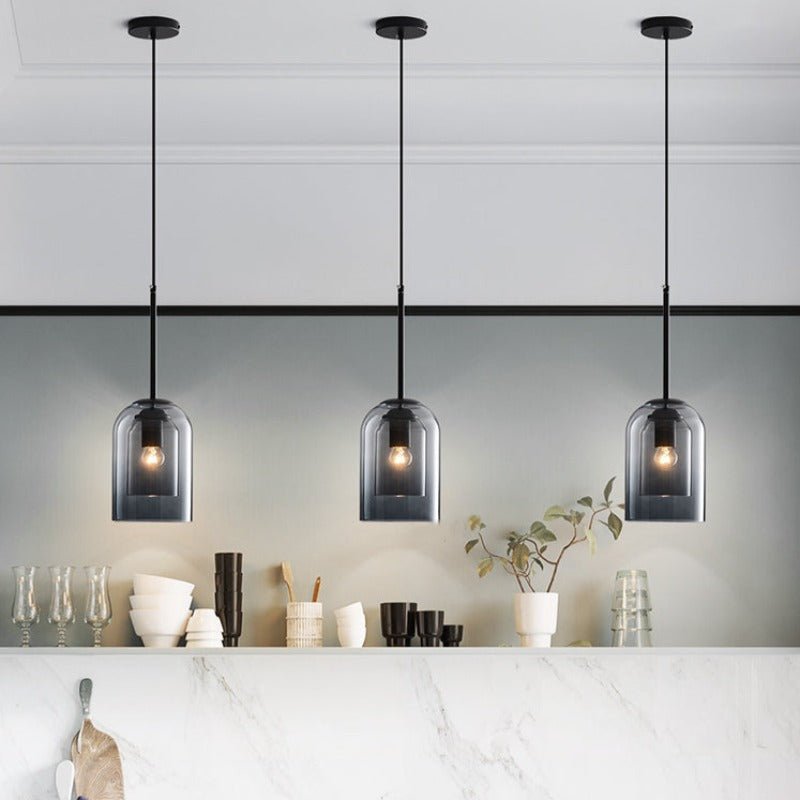 MicaRetro™ – Mid-Century Pendant with Double Glass