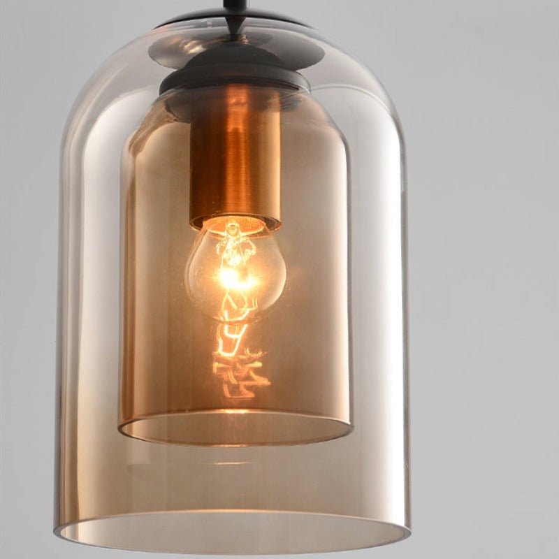 MicaRetro™ – Mid-Century Pendant with Double Glass