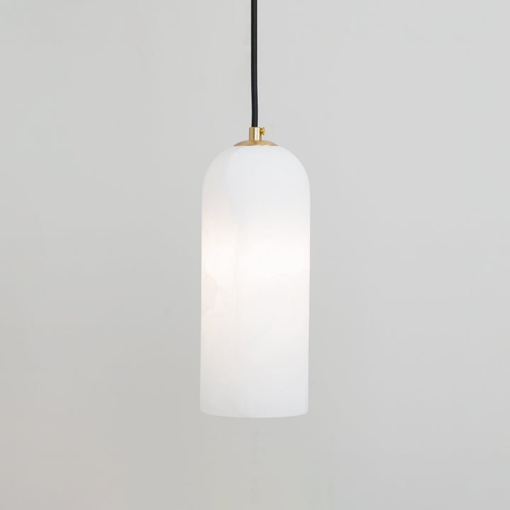 Mid-Century Moderne Monty Alabaster-Pendelleuchte