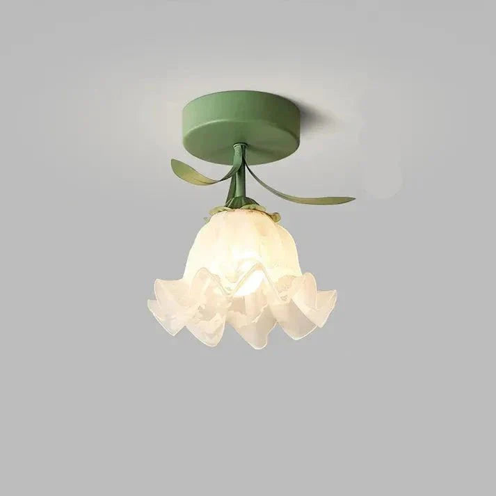 Art Deco Flower Hanging Lamp - Stilvolles Licht mit Vintage-Charme