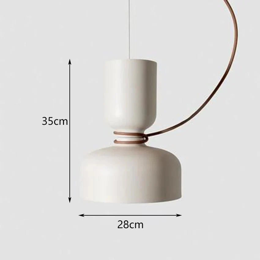 Moderne LED-Hängelampe aus Eisen im minimalistischen Design