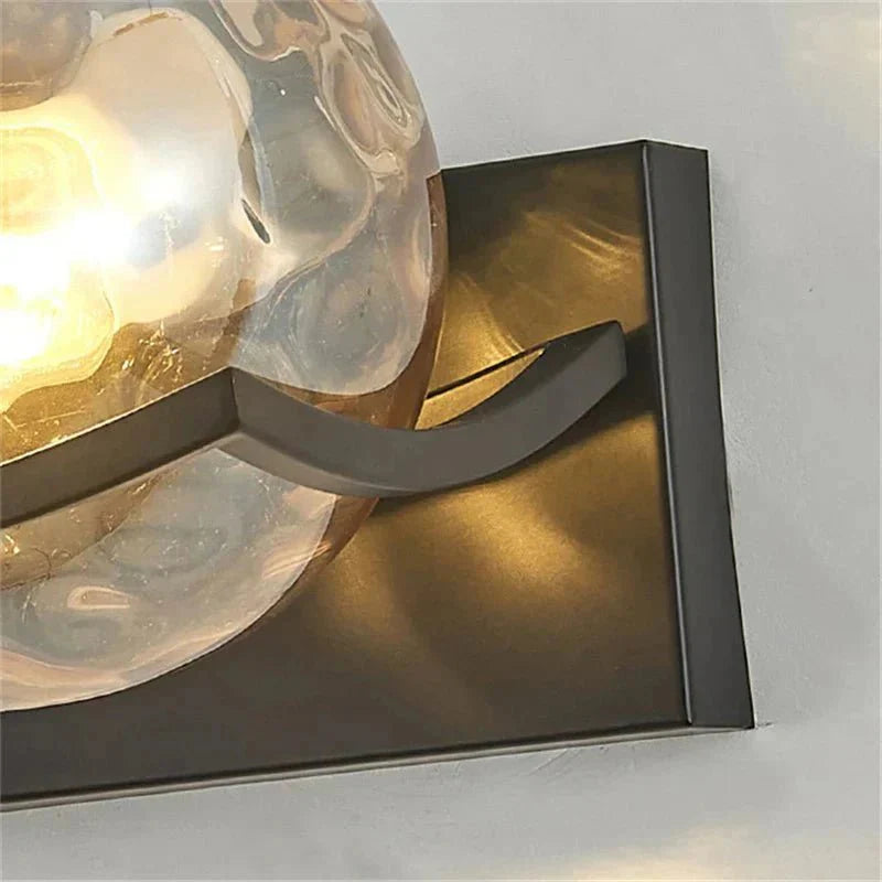 Modern LED glass wall lights