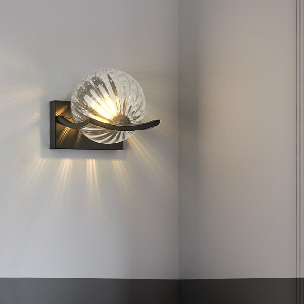 Modern LED glass wall lights