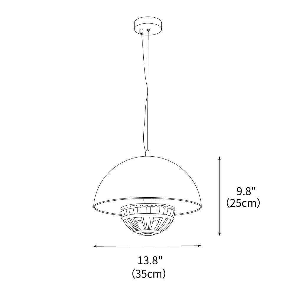 Moderne Minimalistische Kunst UFO-Pendelleuchte