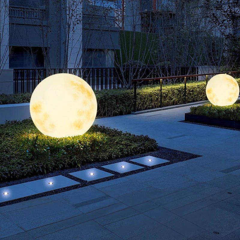 Mondlicht-Gartenlampe | Außenleuchte im Mond-Design