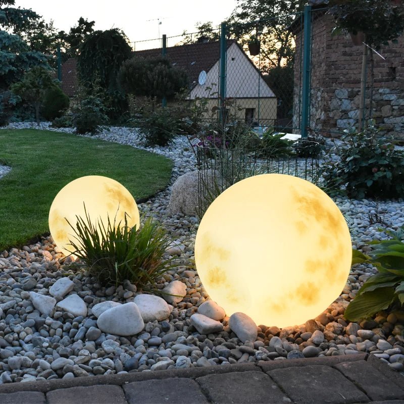 Mondlicht-Gartenlampe | Außenleuchte im Mond-Design