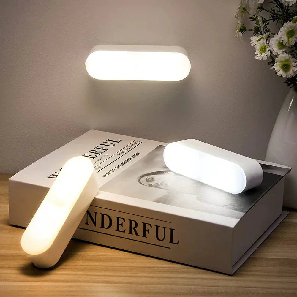 BewegungsLicht – Wiederaufladbare LED-Wandlampe mit USB und Bewegungsmelder