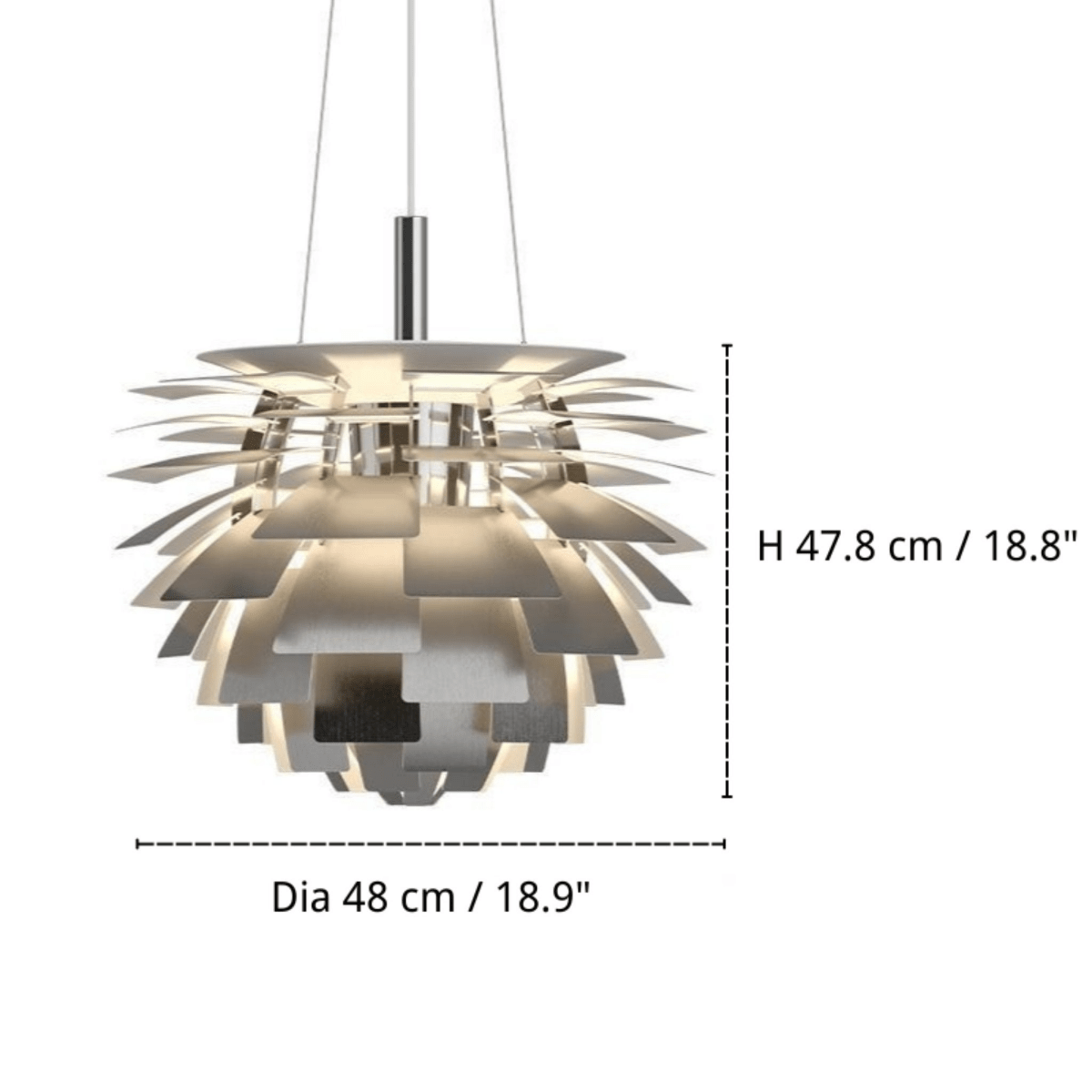 Nordic Kreative Artischockenform Pendelleuchte