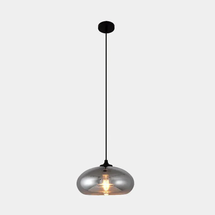 Nordic hanging lamp in loft style with glass