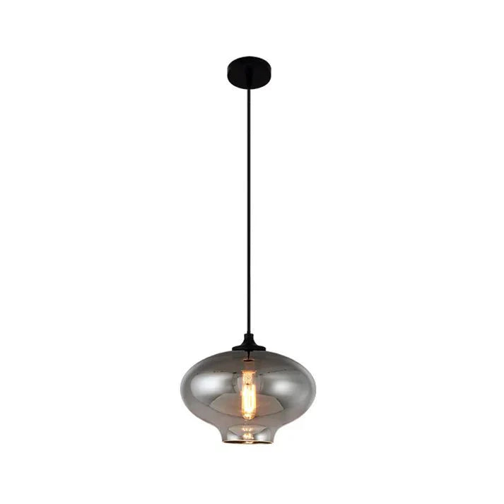 Nordic hanging lamp in loft style with glass