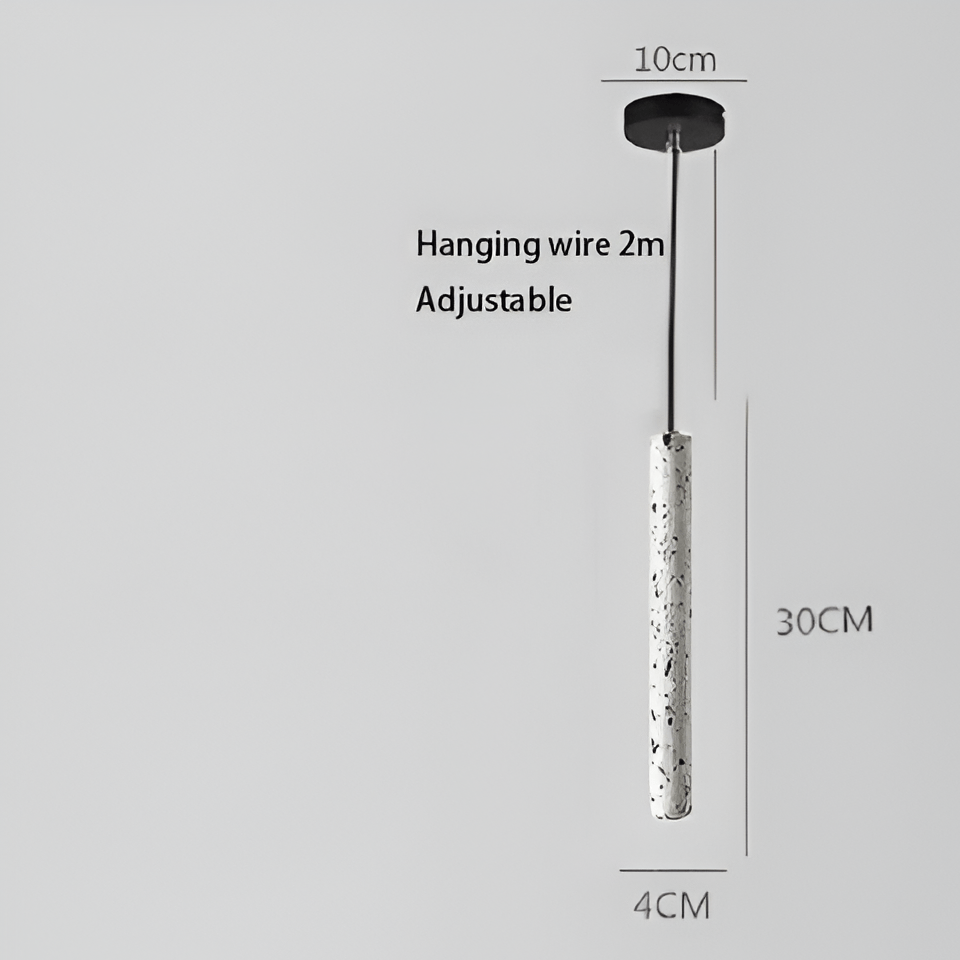 Nordische Industrielle Travertin LED-Hängeleuchte