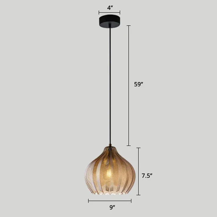 Nordic Style Vintage Well-formed Glass-Hängeleuchte