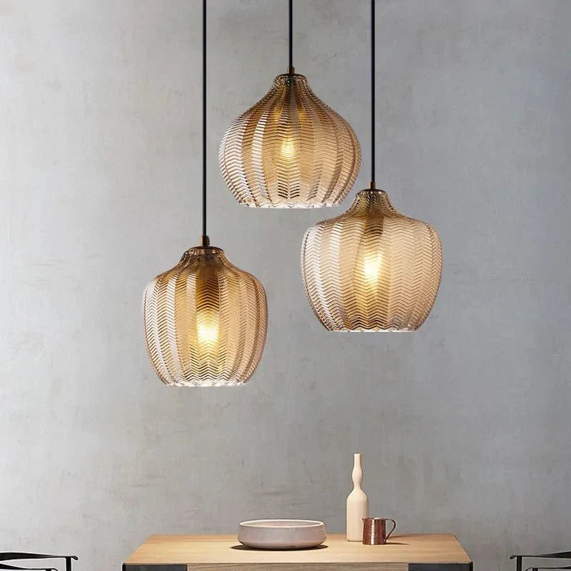 Nordic Style Vintage Well-formed Glass-Hängeleuchte