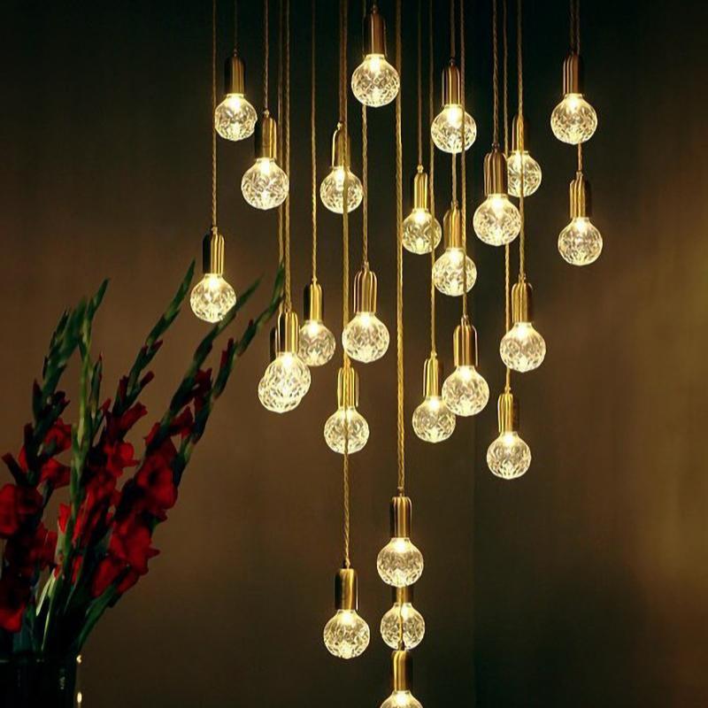 Nordic Design Kristall-LED Pendant Light