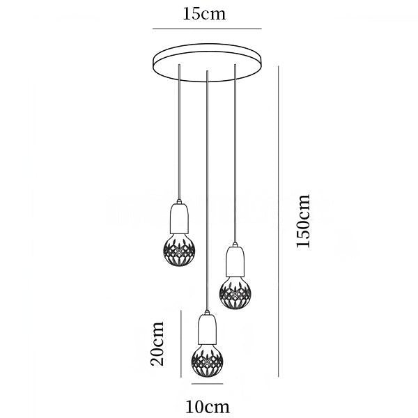 Nordic Design Kristall-LED Pendant Light