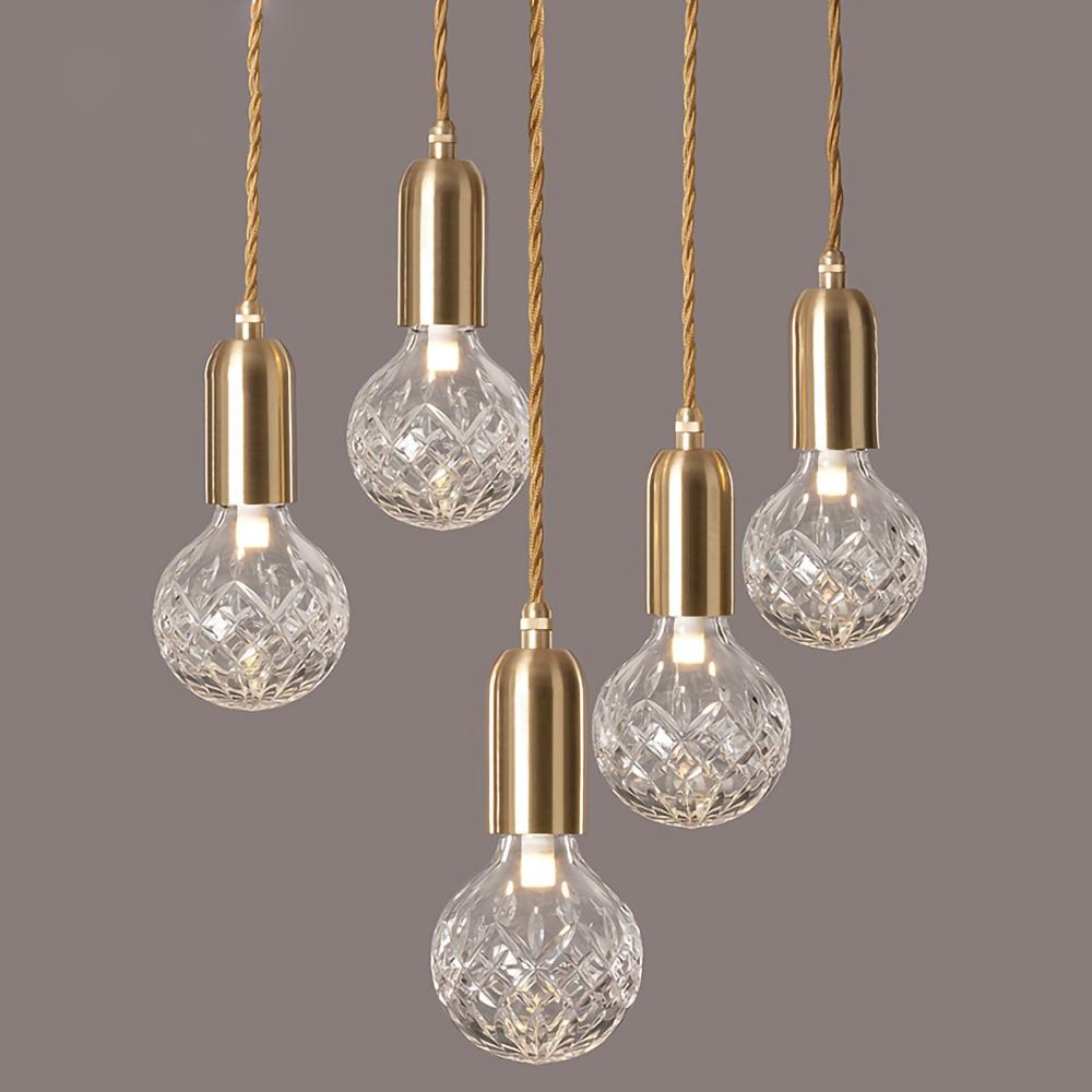 Nordic Design Kristall-LED Pendant Light