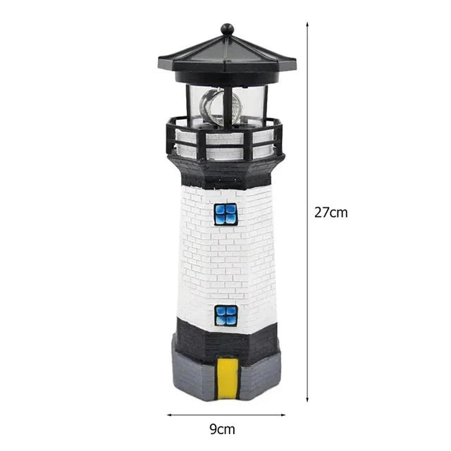 OceanGlow - Solar-LED-Leuchtturm-Licht