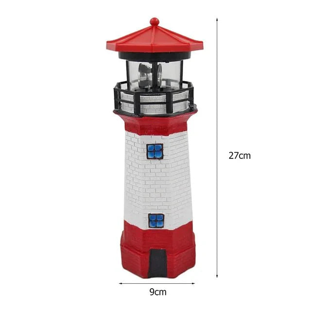 OceanGlow - Solar-LED-Leuchtturm-Licht