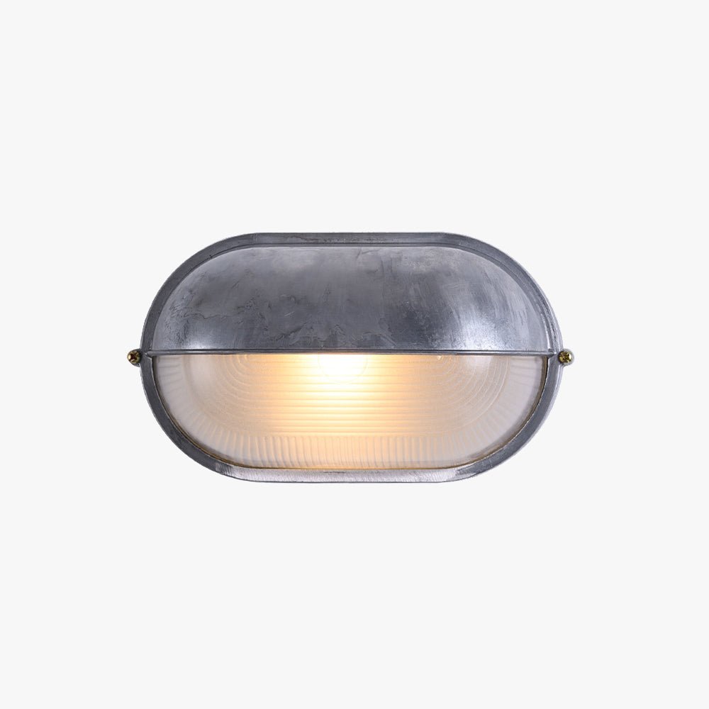 Moderne Außenwandlampe Runde/Ellipse, Wasserdicht, 2 Farben