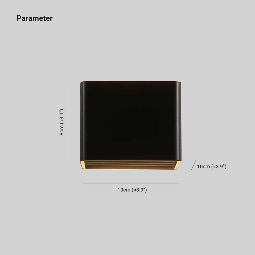 OrrSquare – Zeitgemäße Quadratische Wandlampe für Stilvolle Beleuchtung