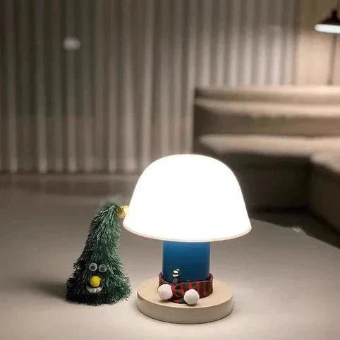 Pilzförmige Tischlampe