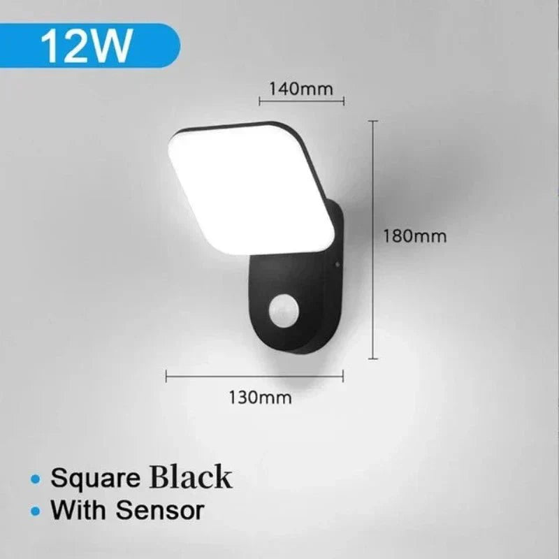 SicherheitsGlanz - Außenlampe mit Bewegungsmelder