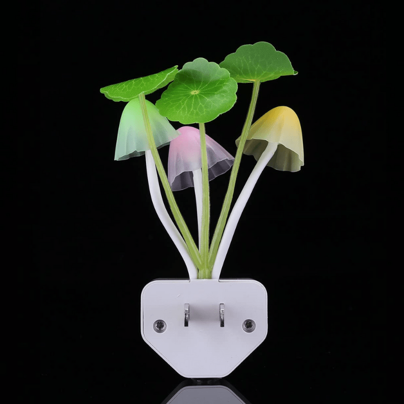 LED Sensor Nachtleuchte - Bunte Plug-in LED Pilz Traumlicht