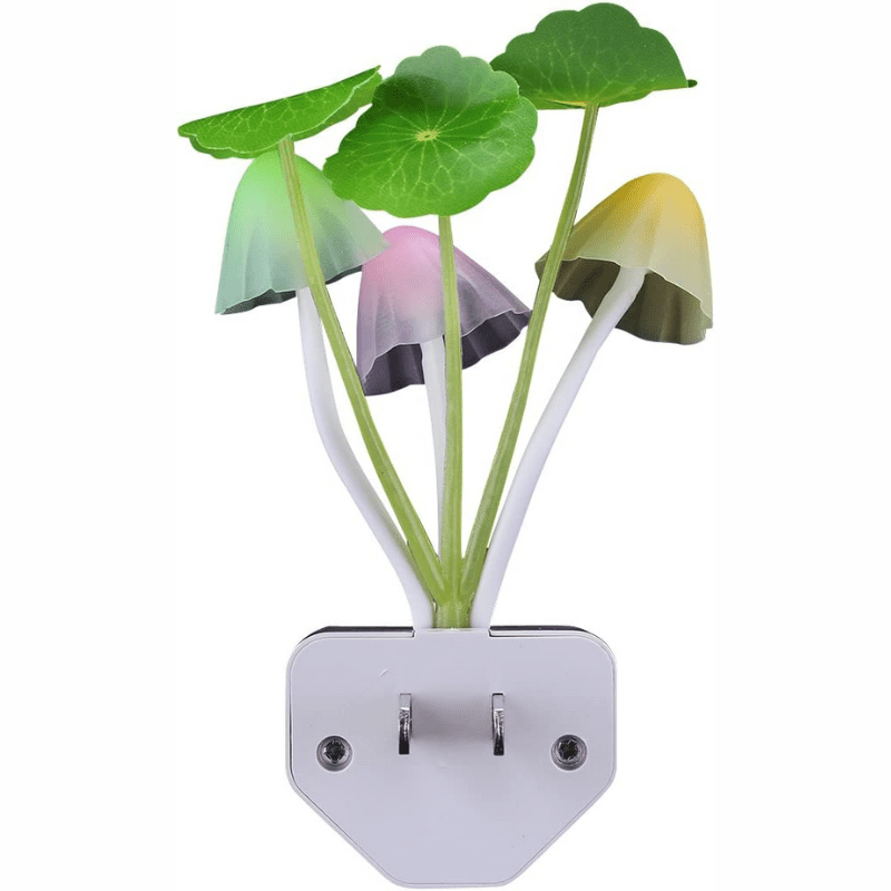 LED Sensor Nachtleuchte - Bunte Plug-in LED Pilz Traumlicht