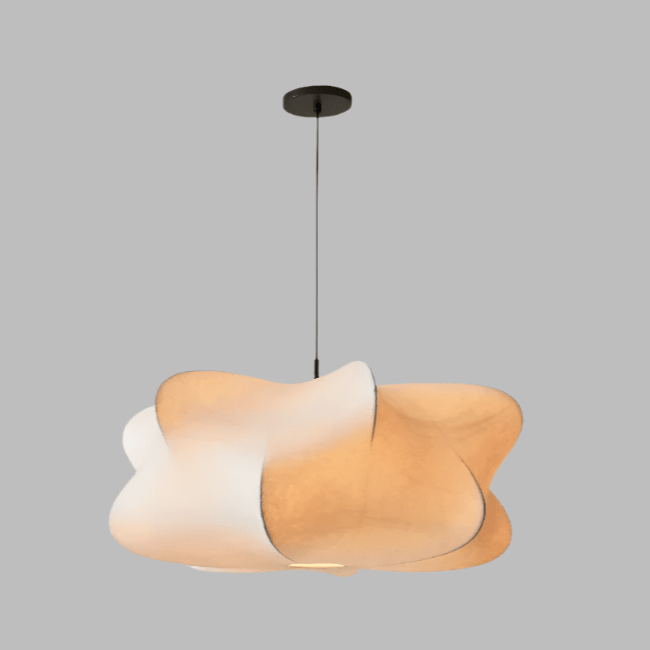 Japanese Seidenlampe Wabi Sabi - Minimalist Elegant