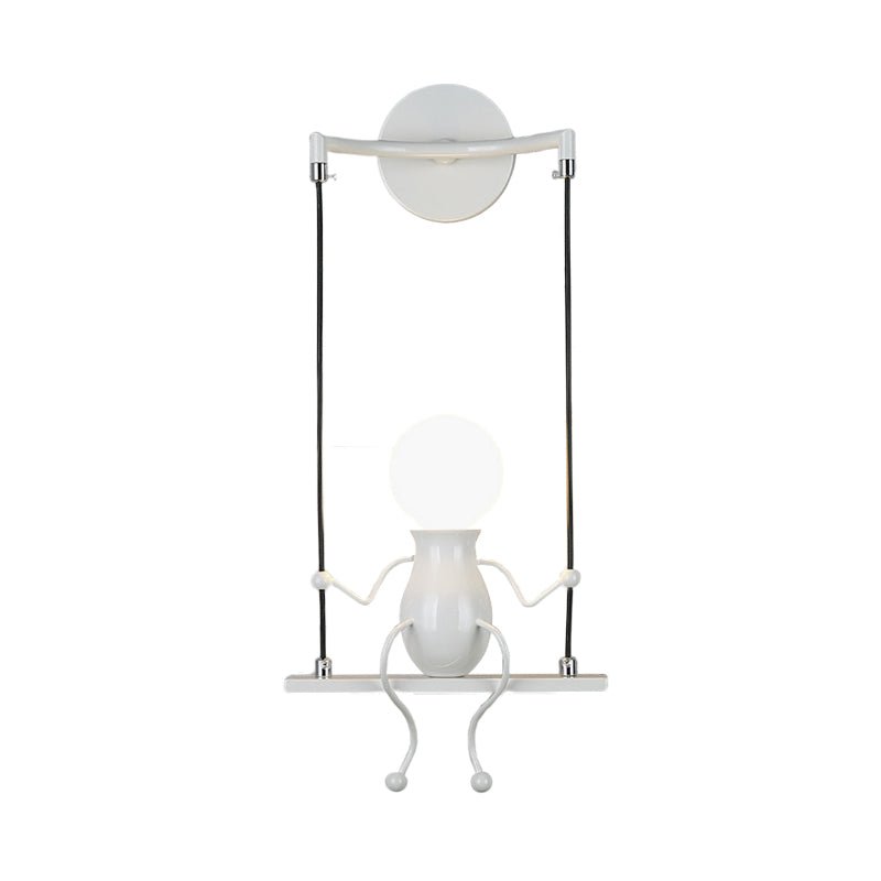 Moderne Wandleuchte mit Schaukelfigur - SwingDesign