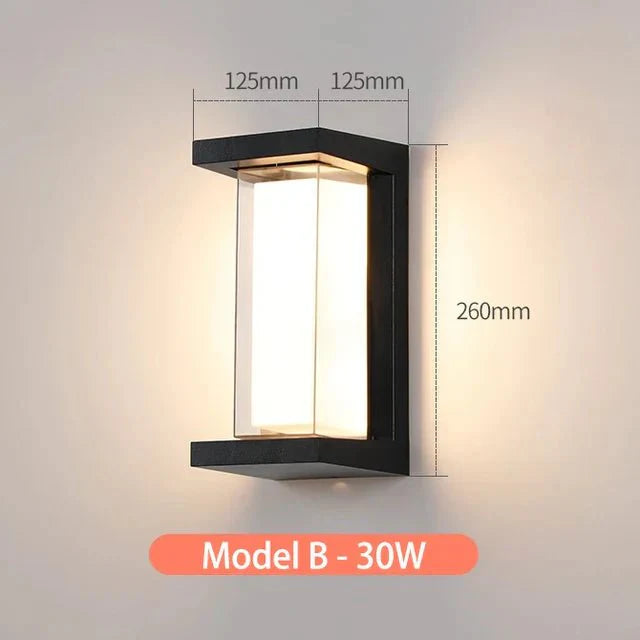 Laissez Entrer la Lumière avec la Twilightserene Außenwandlampe