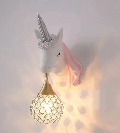 EinhornLicht – Moderne Cartoon-Wandlampe für Kinderzimmer