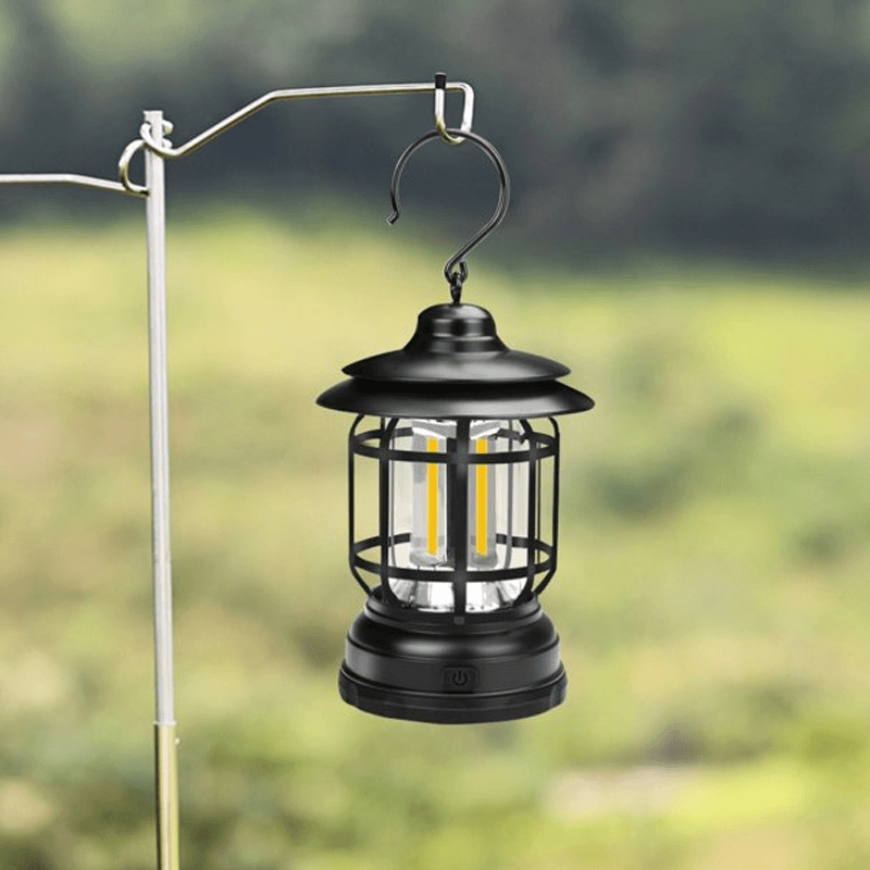 RetroLicht - Tragbare Vintage-Campinglampe