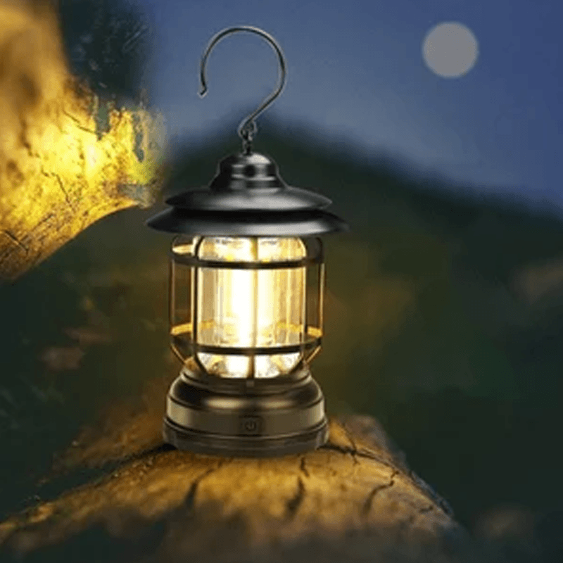 RetroLicht - Tragbare Vintage-Campinglampe