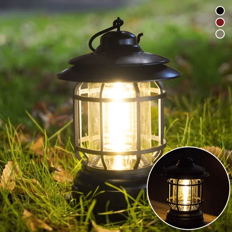 RetroLicht - Tragbare Vintage-Campinglampe