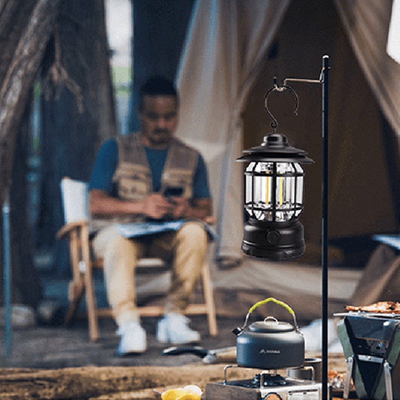 RetroLicht - Tragbare Vintage-Campinglampe