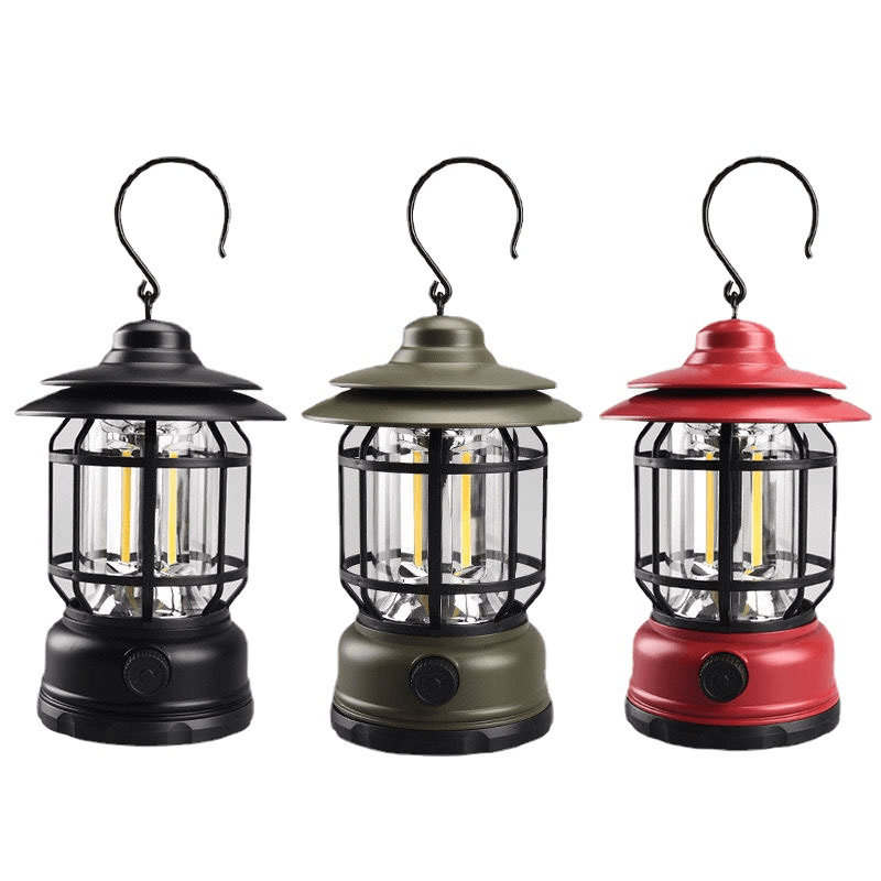 RetroLicht - Tragbare Vintage-Campinglampe