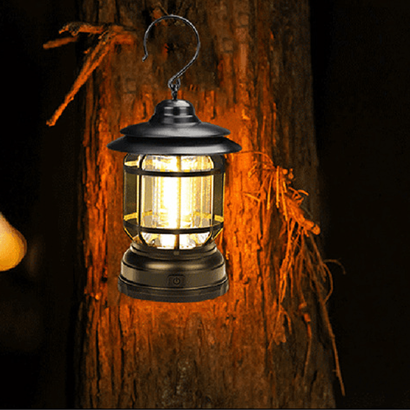 RetroLicht - Tragbare Vintage-Campinglampe