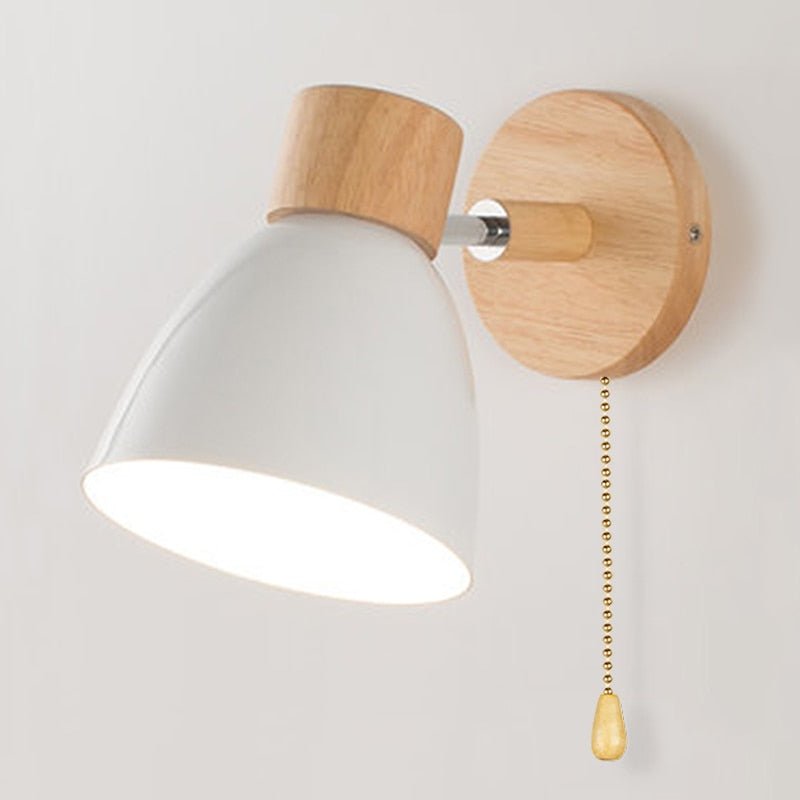 Yadiel Skandinavische Wood-Wandleuchte – Hanging Design for Modern Wohnen