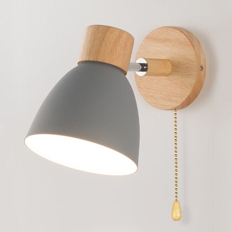 Yadiel Skandinavische Wood-Wandleuchte – Hanging Design for Modern Wohnen